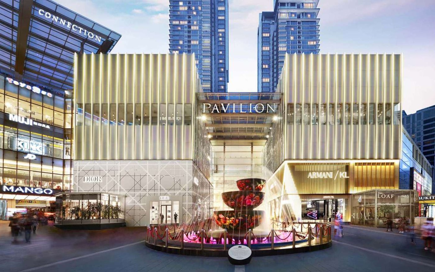 Pavilion Kuala Lumpur mall entrance on Jalan Bukit Bintang